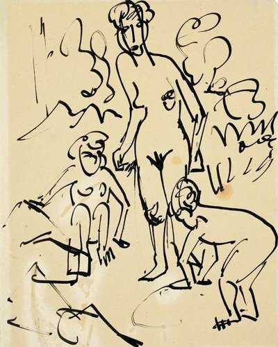 Mother and Children by Ernst Ludwig Kirchner